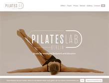 Tablet Screenshot of pilateslab-berlin.com